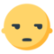 Unamused Face emoji on Mozilla